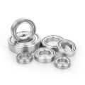 High temperature stainless steel deep groove ball bearings s6207zz size35*72*17mm
